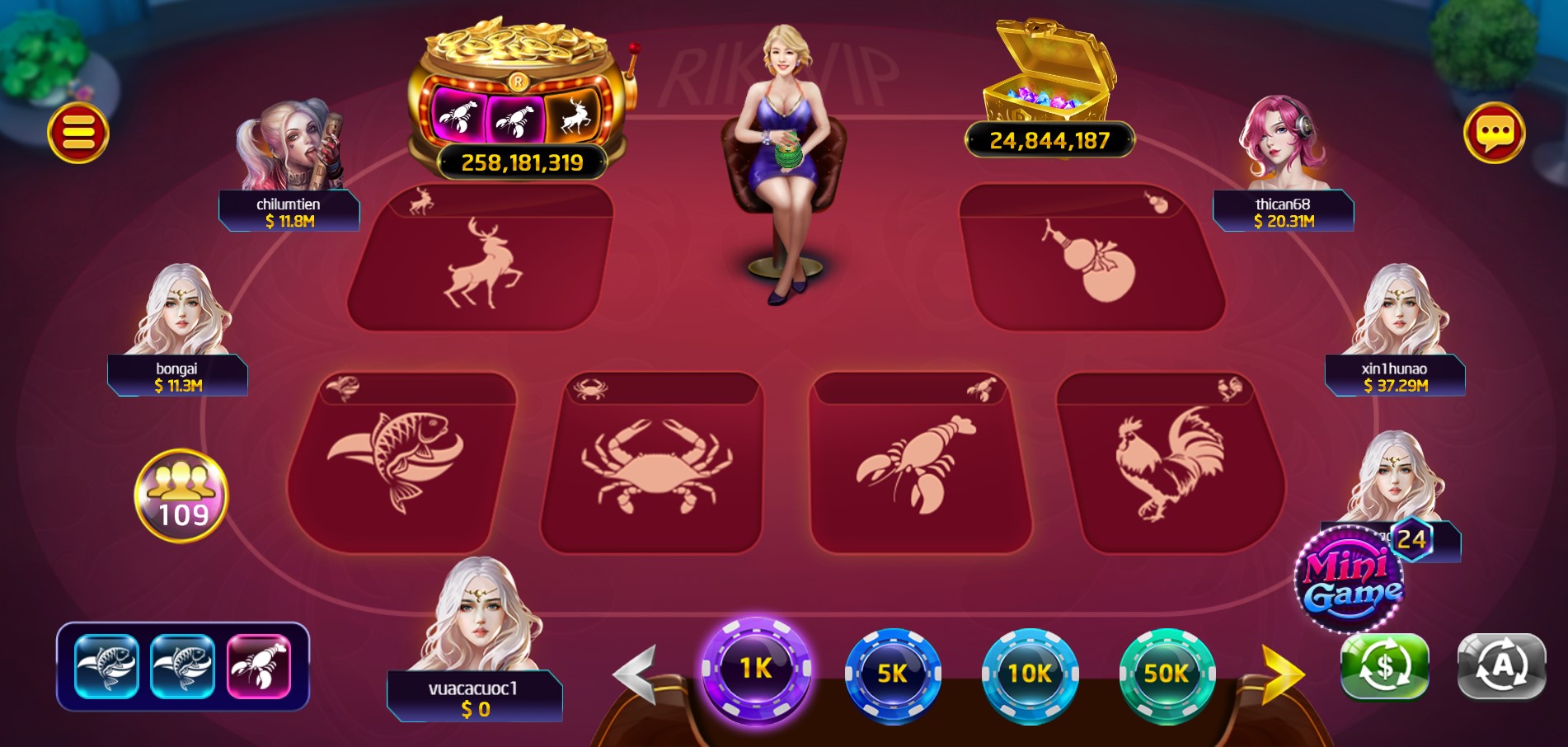 Game Bầu Cua trên nhà cái May88