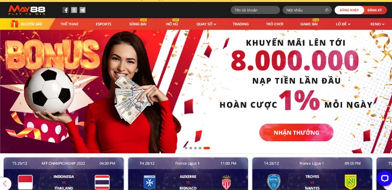 Thao tác đăng ký tài khoản nhanh chóng May88