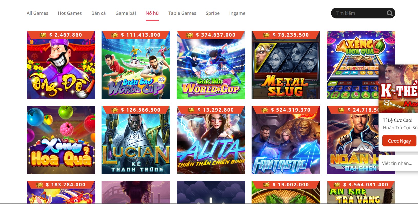 Hệ thống game nổ hũ cực hay trên May88