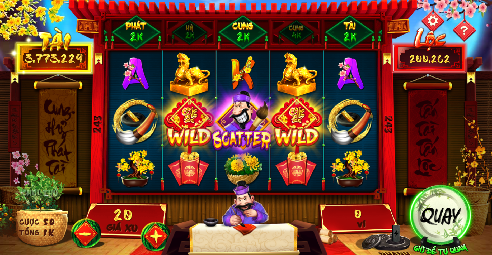 Luật chơi game nổ hũ Ông Đồ căn bản