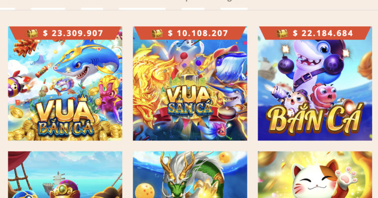 Kho game bắn cá hoành tráng tại May88 club