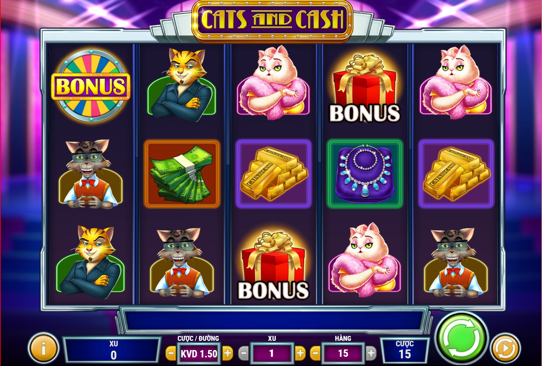 Cats and cash May88