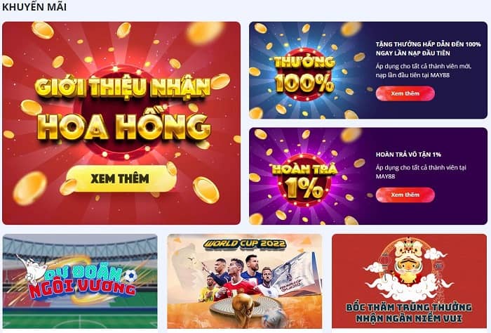 Những điều kiện để tham gia khuyến mãi ở May88
