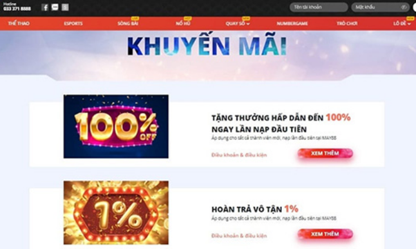 Cần lưu ý gì khi tham gia khuyến mãi hấp dẫn May88?