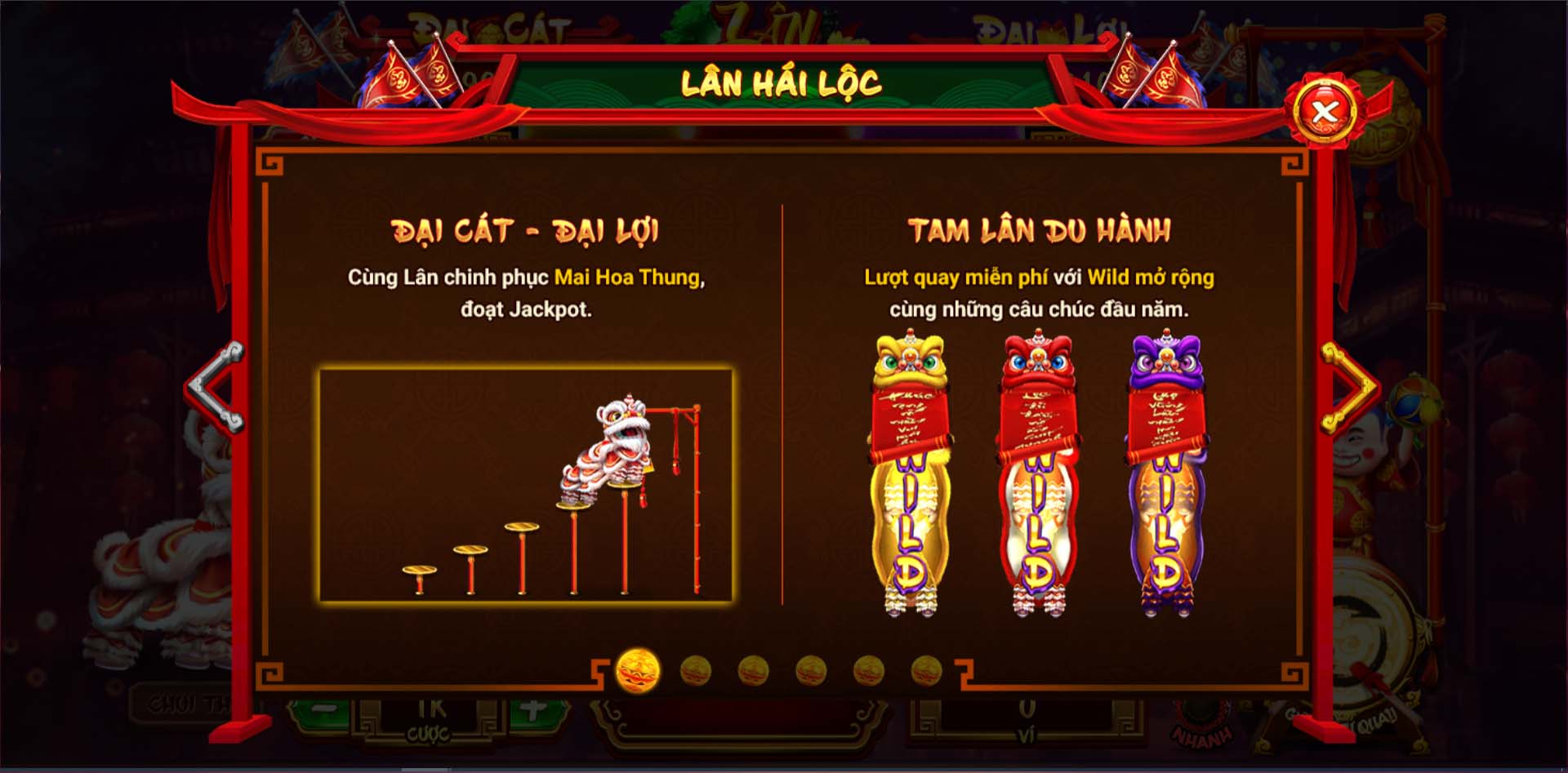 Lân hái lộc may88 vip