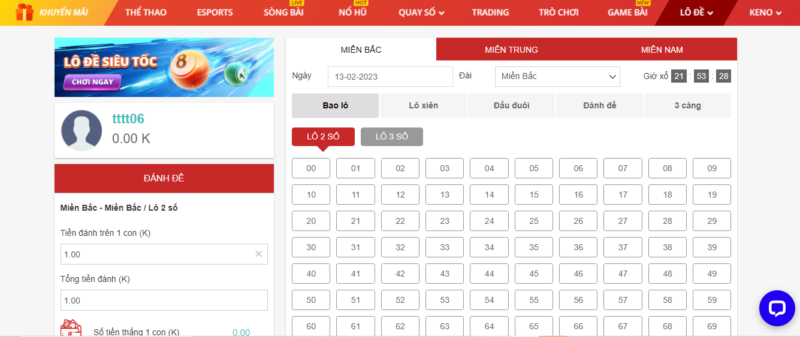 Đánh lô đầu đuôi tại May88 là tựa game hot hiện nay