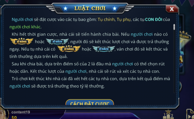 Luật chơi Xì dách được đánh giá khá đơn giản