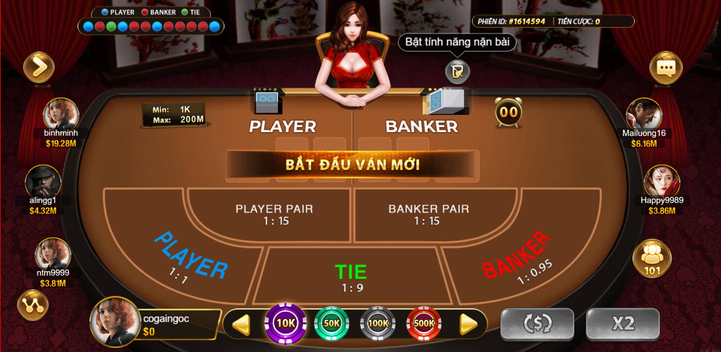 Player thắng