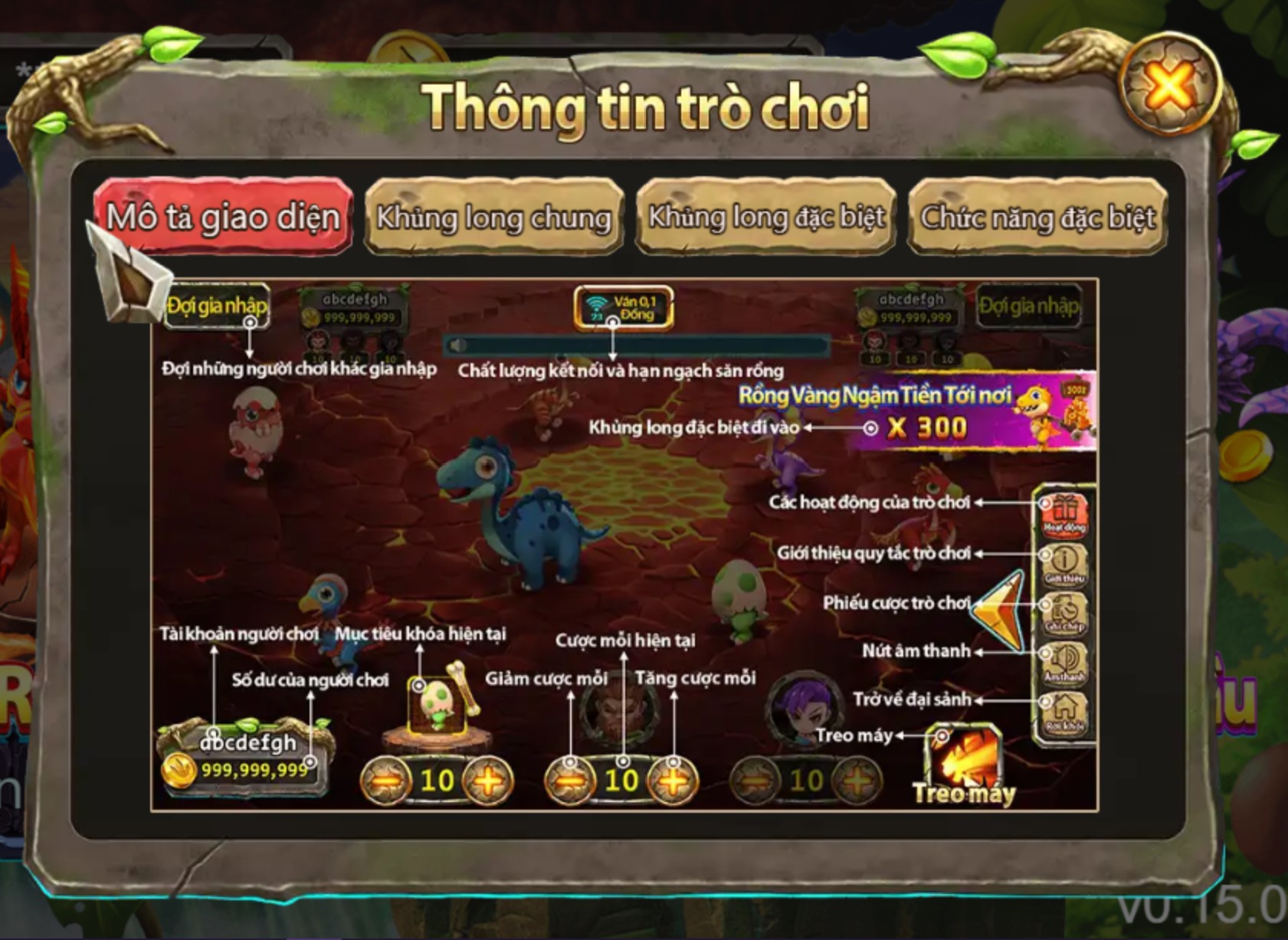 Thông tin trò chơi thợ săn rồng May88