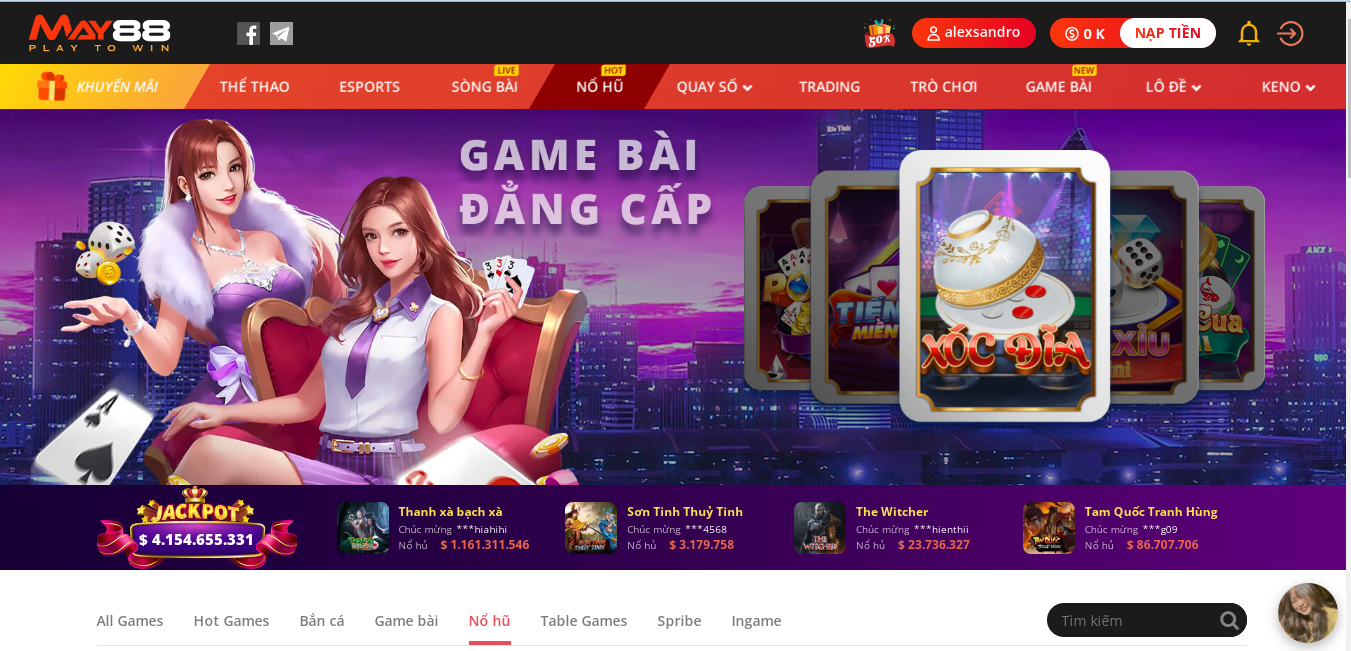 Nhà cái hỗ trợ nhiệt tình cho cược thủ