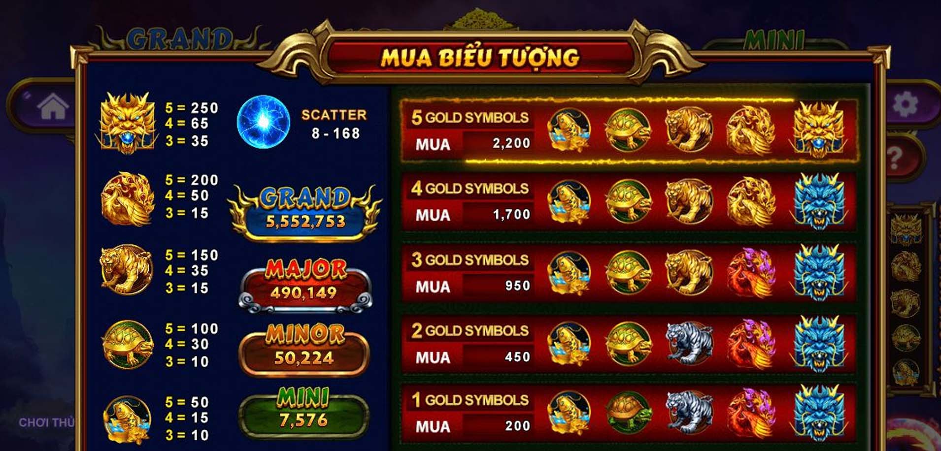 kho báu tứ linh may88 vip
